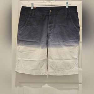 Mossimo Men's Flat-Front Dip Dye 5-Pocket Shorts, NWT, Size 34 Waist